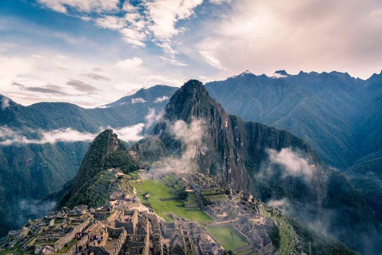 Machu Picchu, a stunning historical site nestled in the Peruvian Andes